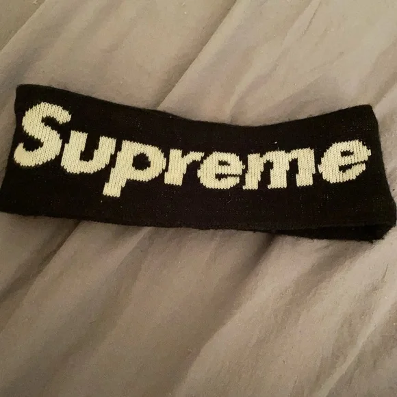 Head bands Supreme 2018 luxury Supreme New Era Big Logo Headband (FW18) Dark Green - FW18 - US main image 3